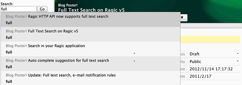 Full Text Search on Ragic v5 Icon